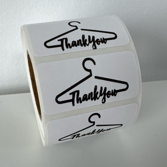 Set of 100 - Thank you / Seal Adhesive Packaging Label Stickers 2in - Picture 4 of 8